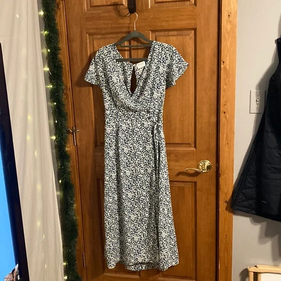 chinese dress ladies Sienna Sky Floral Green/White Maxi Dress XS  Threndzs